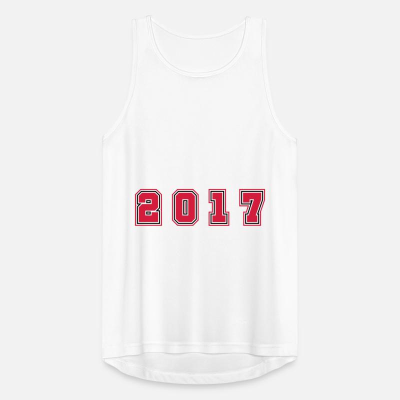 2017 Year Number Men's Breathable Tank Top