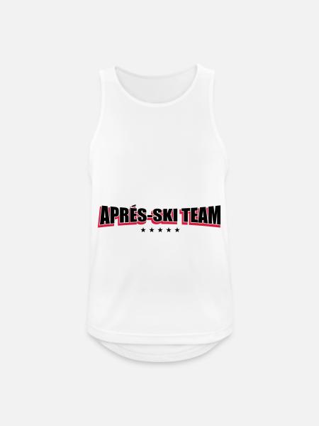Apres Ski Team - Männer Tank Top atmungsaktiv - Weiß