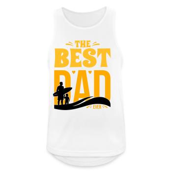 Der beste Vater aller Zeiten - Männer Tank Top atmungsaktiv - Weiß - Vorne - Nick (188cm)