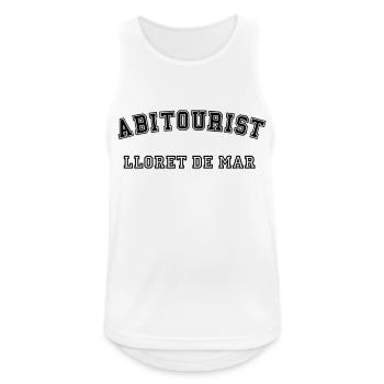 Abitourist Lloret de Mar - Männer Tank Top atmungsaktiv - Weiß - Vorne - Nick (188cm)