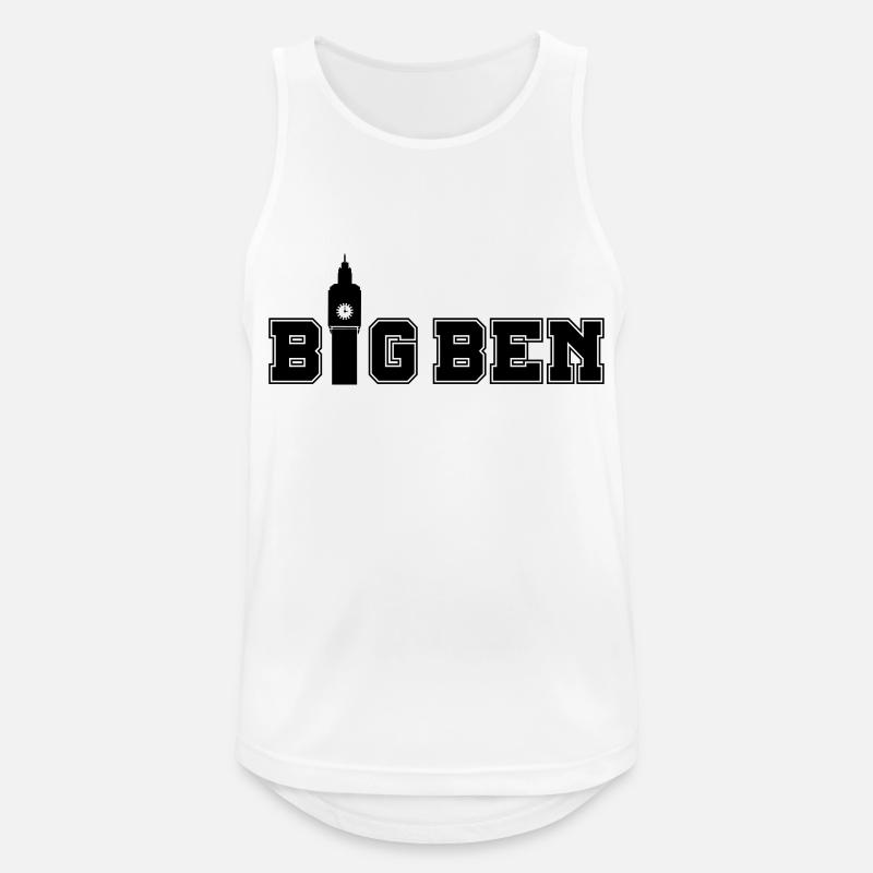 big_ben_01 - Men's Breathable Tank Top - white