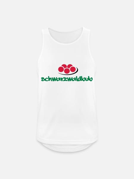 Schwarzwaldbub + Bollenhut - Männer Tank Top atmungsaktiv - Weiß