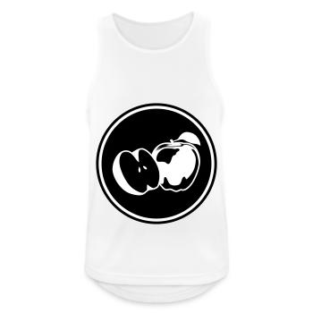 Apple icon vitamins - Men's Breathable Tank Top - white - Front - Nick (188cm)