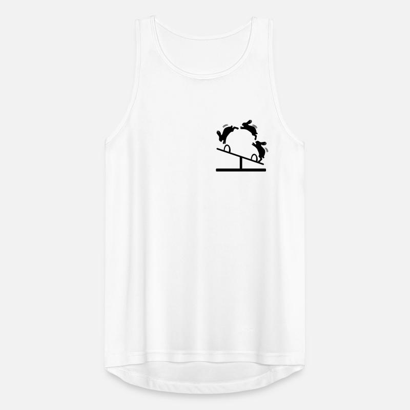 EASTER BUNNIES JUMPING BUNNY SWING Men's Breathable Tank Top