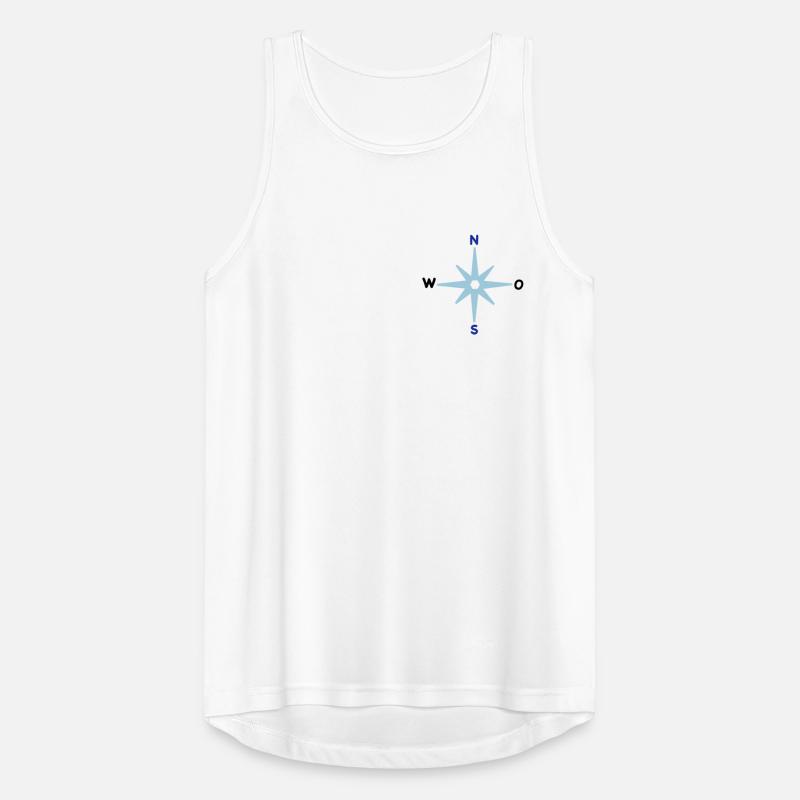 Compass Cardinal Directions Star Compass Maritime Men's Breathable Tank Top
