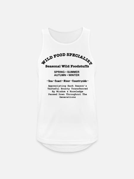 Wild food 2 - Men's Breathable Tank Top - white