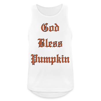 GodBlessPumpkin - Men's Breathable Tank Top - white - Front - Nick (188cm)