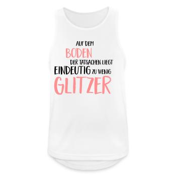 Lustiger Spruch - Männer Tank Top atmungsaktiv - Weiß - Vorne - Nick (188cm)