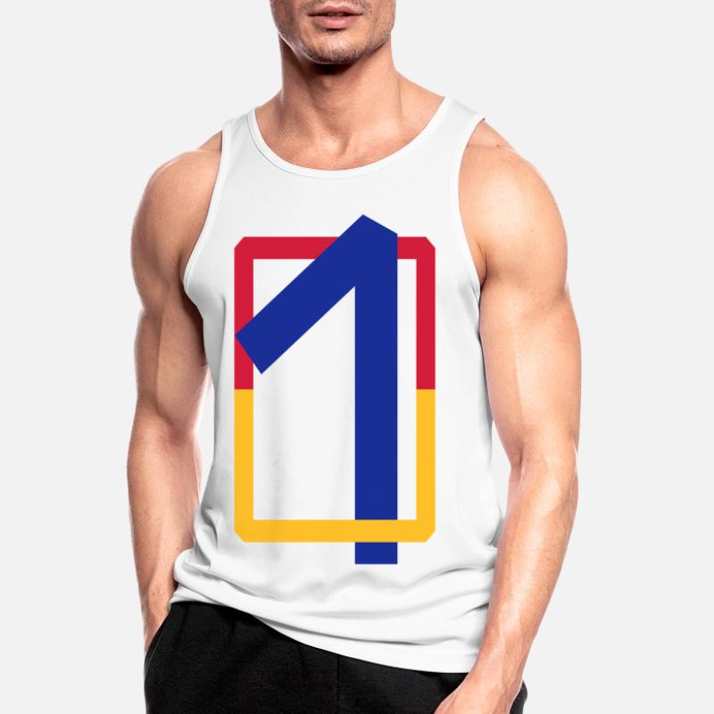 Ten angular Men's Breathable Tank Top