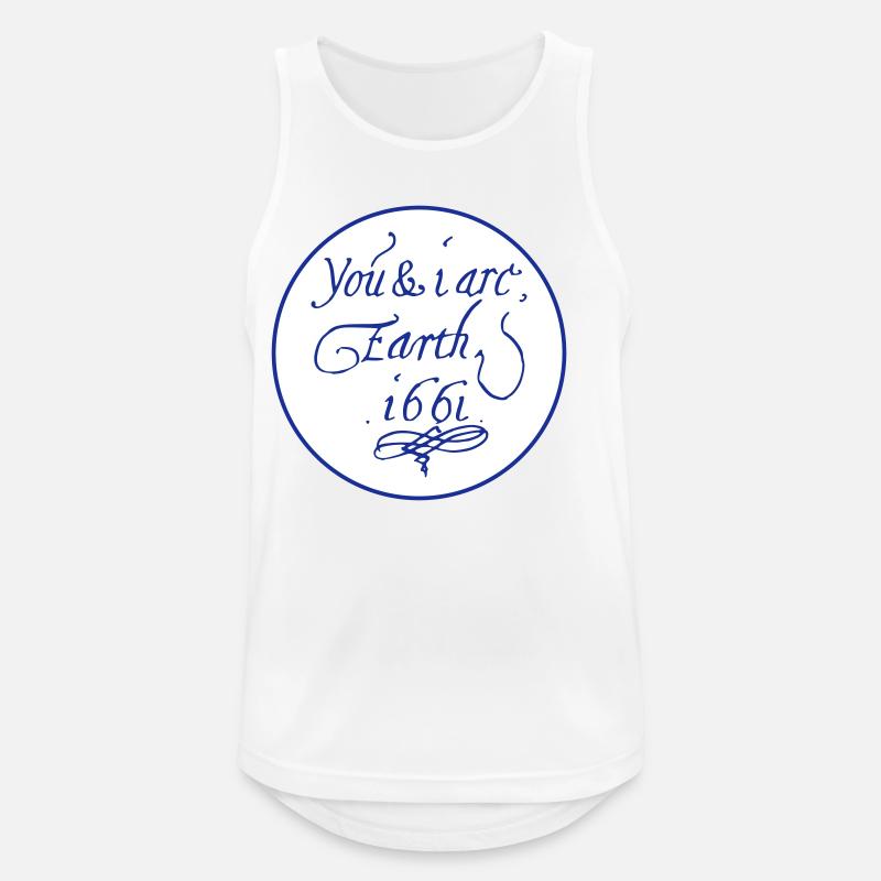 Du und ich sind Erde 1661 - Männer Tank Top atmungsaktiv - Weiß