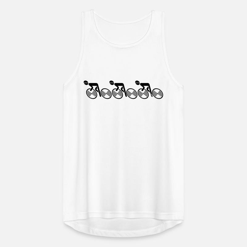 3 cyclistes de course (vélo de course, vélo, cycliste / L <–R) Débardeur respirant Homme
