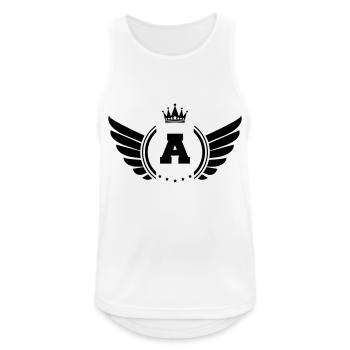 coat of arms A - Men's Breathable Tank Top - white - Front - Nick (188cm)