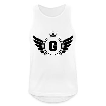 Coat of arms G - Men's Breathable Tank Top - white - Front - Nick (188cm)