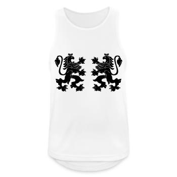 Lions - Männer Tank Top atmungsaktiv - Weiß - Vorne - Nick (188cm)