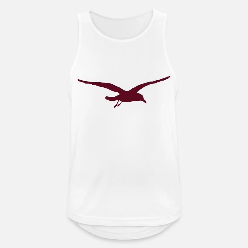 moewe - Männer Tank Top atmungsaktiv - Weiß