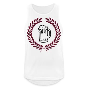 bier_02 - Men's Breathable Tank Top - white - Front - Nick (188cm)