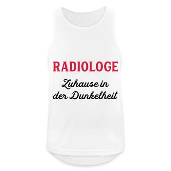 radiologist - Men's Breathable Tank Top - white - Front - Nick (188cm)