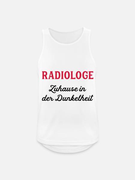 radiologist - Men's Breathable Tank Top - white