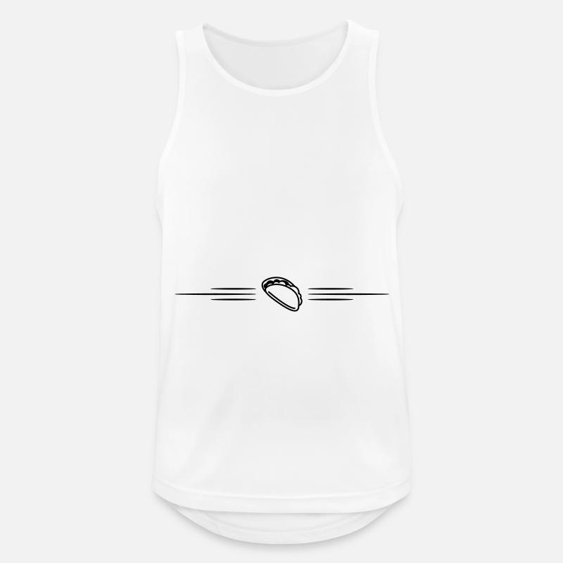 Burrito line - Men's Breathable Tank Top - white