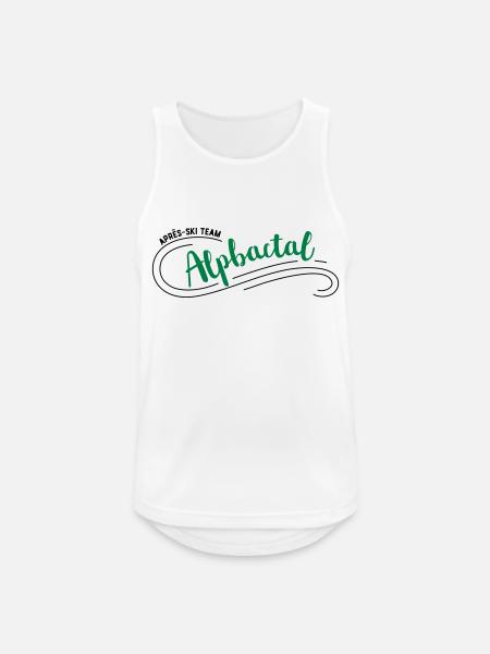 Après-Ski Alpbachtal - Men's Breathable Tank Top - white