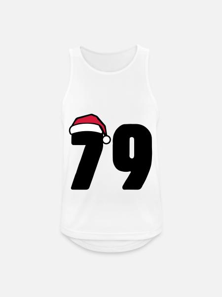 79 Number Christmas - Men's Breathable Tank Top - white