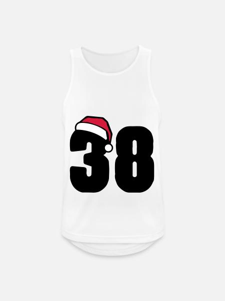 38 Numéro Noël - Débardeur respirant Homme - blanc