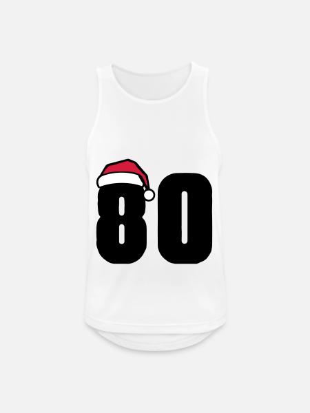 80 Number Christmas - Men's Breathable Tank Top - white