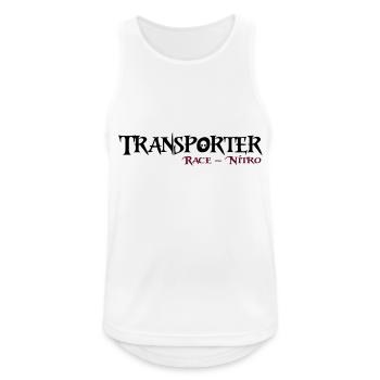Race - Nitro Transporter LKW - Männer Tank Top atmungsaktiv - Weiß - Vorne - Nick (188cm)