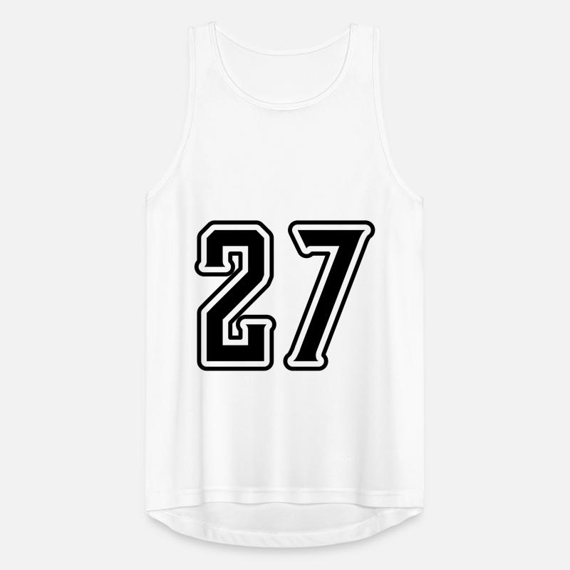 Symbole numérique 27 Débardeur respirant Homme