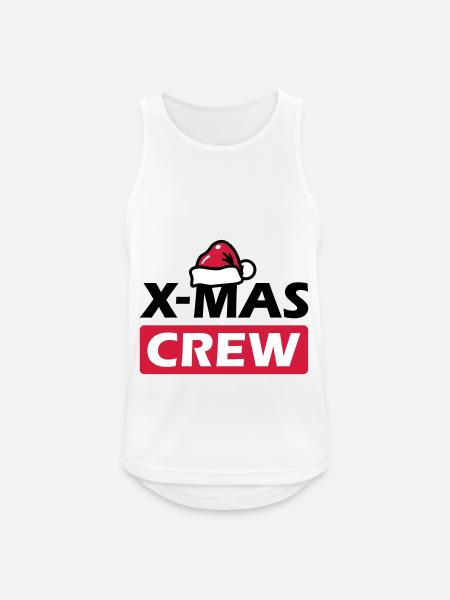 Christmas Crew Christmas Party - Men's Breathable Tank Top - white