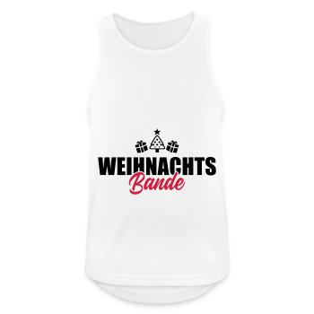 Weihnachts Bande - Männer Tank Top atmungsaktiv - Weiß - Vorne - Nick (188cm)