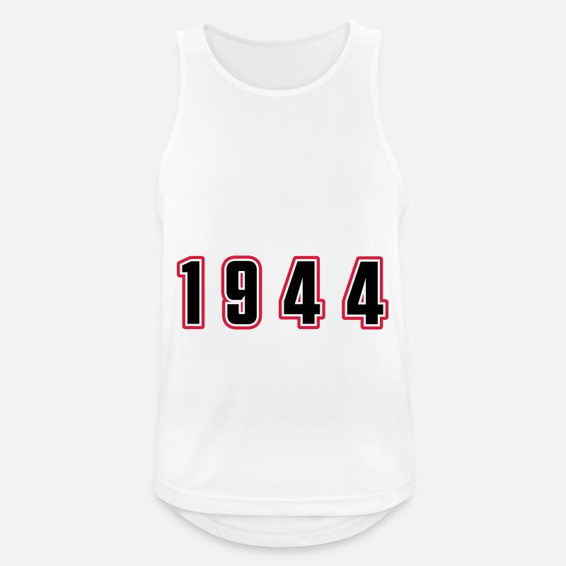 1944 year number - Men's Breathable Tank Top - white