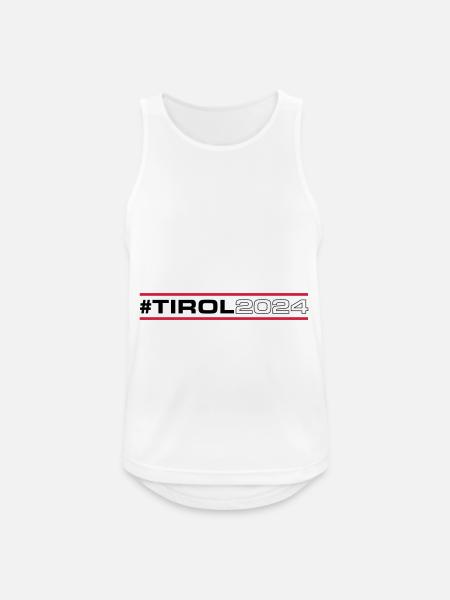 Tyrol 2024 - Men's Breathable Tank Top - white