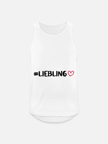 Darling heart - Men's Breathable Tank Top - white