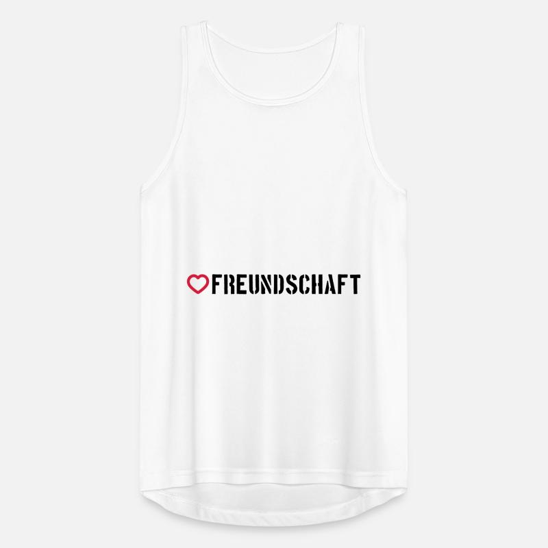 Freundschaft Herz Männer Tank Top atmungsaktiv