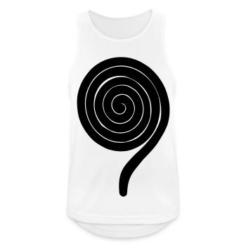 Neun 9. Geburtstag - Männer Tank Top atmungsaktiv - Weiß - Vorne - Nick (188cm)
