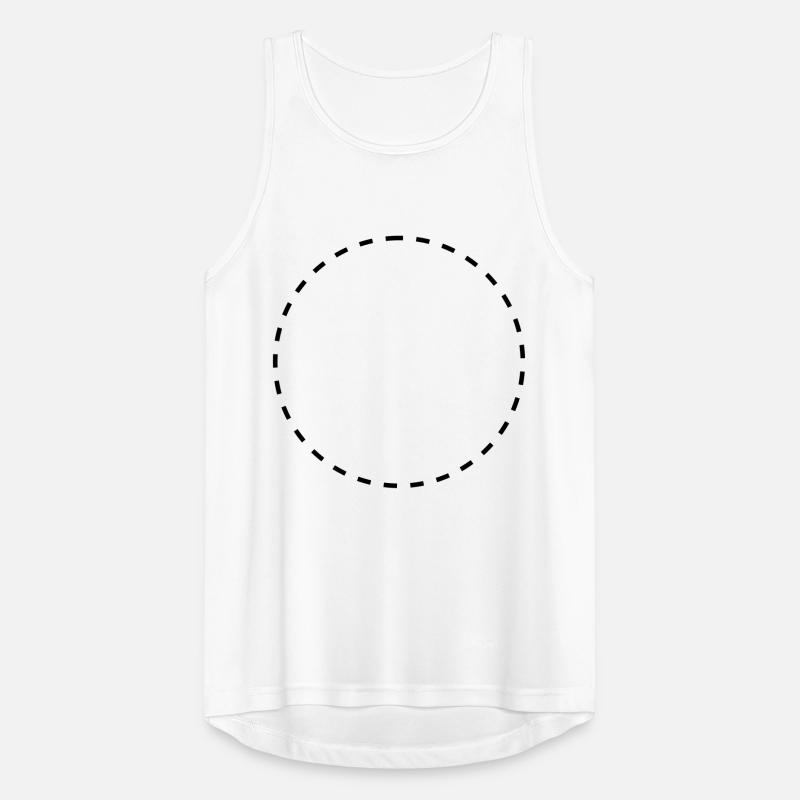Dashed circle Men's Breathable Tank Top