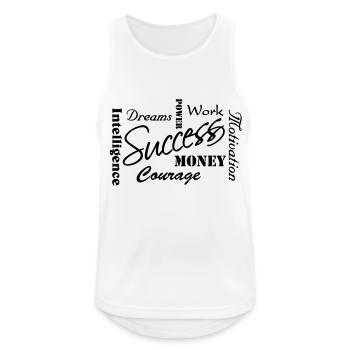 Success - Men's Breathable Tank Top - white - Front - Nick (188cm)