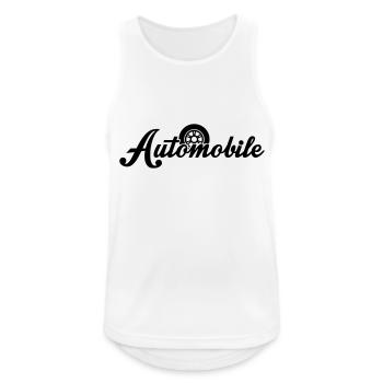 automobile - Débardeur respirant Homme - blanc - Devant - Nick (188cm)