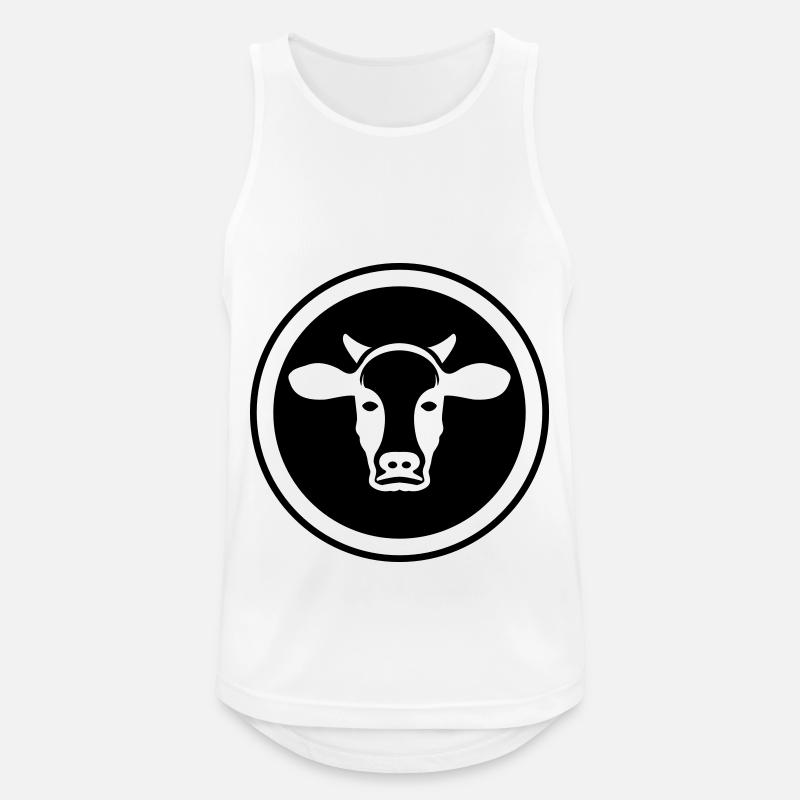 Beef Head - Men's Breathable Tank Top - white