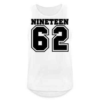 1962 - Men's Breathable Tank Top - white - Front - Nick (188cm)