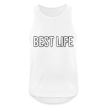 Best Life - Débardeur respirant Homme - blanc - Devant - Nick (188cm)