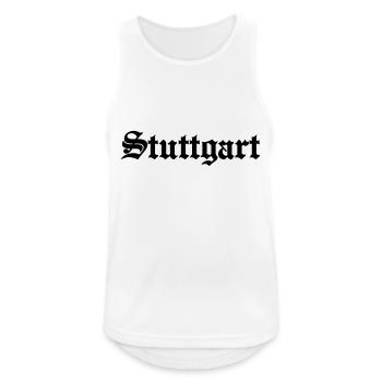 Stuttgart - Men's Breathable Tank Top - white - Front - Nick (188cm)