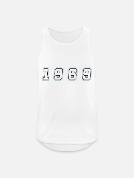 1969 Year Number - Men's Breathable Tank Top - white