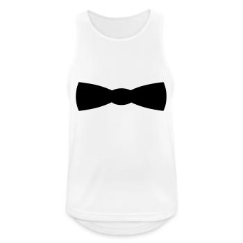 Tie - Men's Breathable Tank Top - white - Front - Nick (188cm)