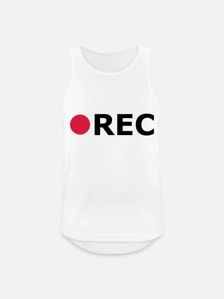 RECORD - Männer Tank Top atmungsaktiv - Weiß