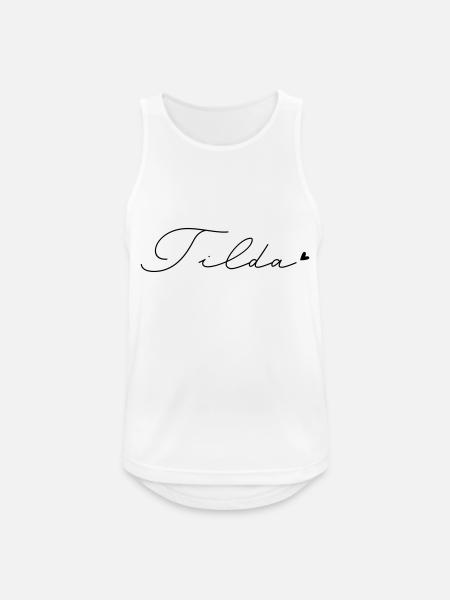 Name Tilda - Men's Breathable Tank Top - white
