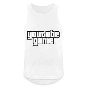 Youtube Game - Men's Breathable Tank Top - white - Front - Nick (188cm)
