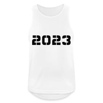 Year of birth Birthday New Year Born In 2023 - Men's Breathable Tank Top - white - Front - Nick (188cm)