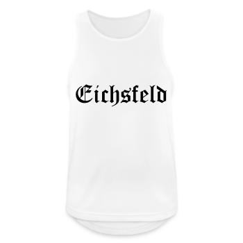 Eichsfeld Altdeutsche Schrift Schwarz - Männer Tank Top atmungsaktiv - Weiß - Vorne - Nick (188cm)
